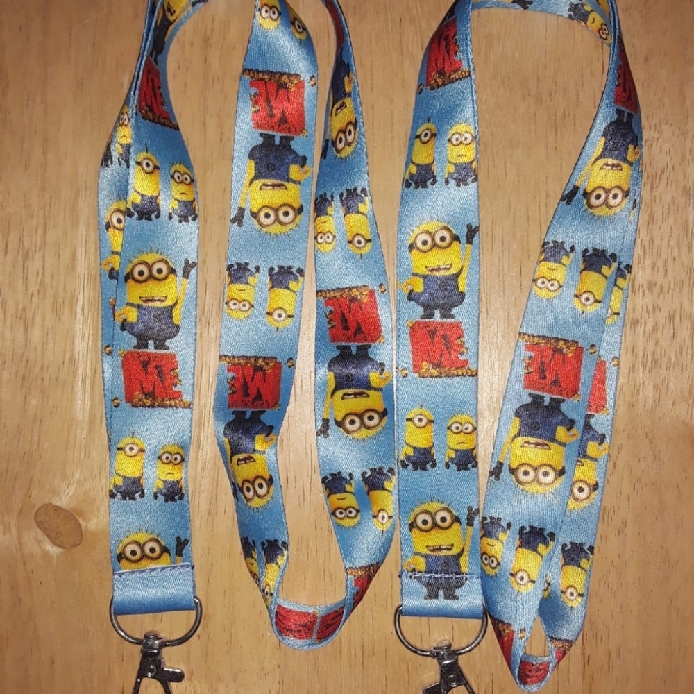 2 Best Dreamworks Despicable me Blue Lanyards